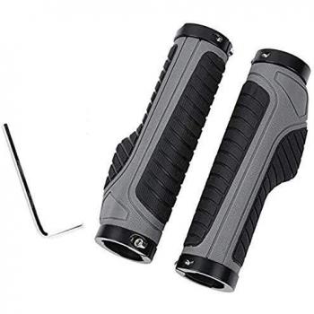 SIMEIXI Mango de Bicicleta, cómodo Mango de Goma Antideslizante para Bicicletas, Adecuado para Bicicletas de montaña, Bicicletas de Carretera y Bicicletas Plegables con un diámetro de 22,2 mm.