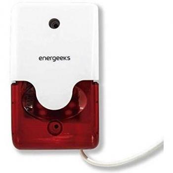 Sirena estroboscópica Adicional Compatible con la Alarma WiFi Energeeks