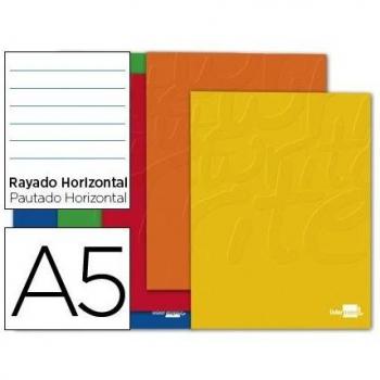 Libreta liderpapel smart a5 80 hojas 60g/m2 horizontal con doble margen