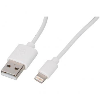 Cable USB Lightning All Ride 1,2 m Blanco