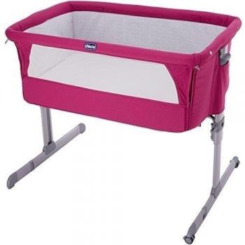 Chicco Next2Me - Cuna de colecho con anclaje a cama, 6 alturas, colección 2017, color fucsia