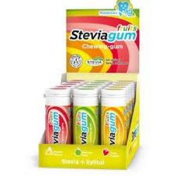 CHICLE STEVIAGUM FRUITS PLATAN