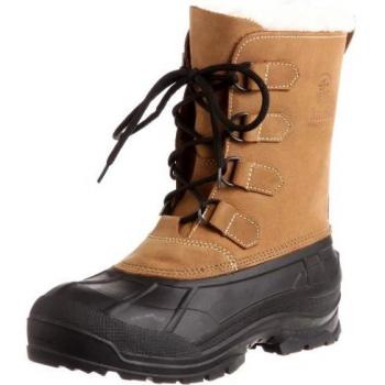 Kamik Alborg Men's Brown/Black Hiking Boots Size 47