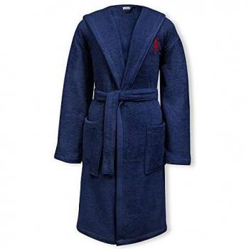 Ralph Lauren Player - Albornoz azul marino L-XL