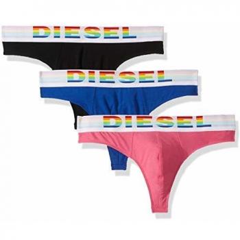 Diesel Tanga Hombre de 3 Piezas - Fresh&Bright, algodón Stretch, Colores Arco Iris