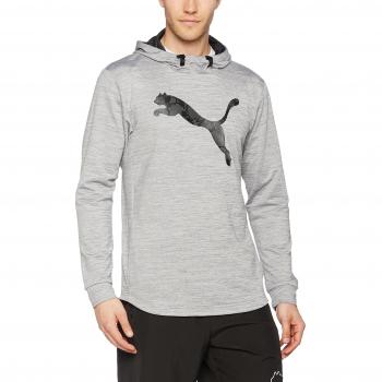 Puma Tech Fleece Hoodie Suéter, Hombre, Gris, L