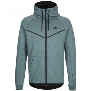 Nike M Nsw Tch Flc Wr Hoodie Fz Sudadera, Hombre, Azul
