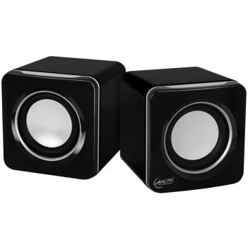 Altavoces para PC ARCTIC S111 Negro - 2.0 con forma de cubo - Activo
