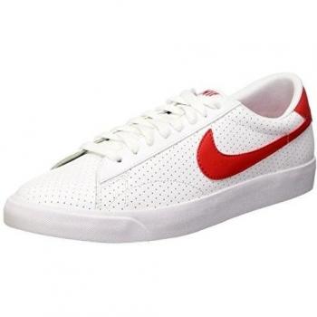 Nike Tennis Classic AC, Zapatillas de Tenis para Hombre, Blanco / Rojo