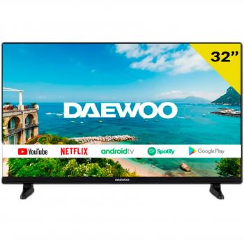 Televisor Smart TV Daewoo 32DM63HA 32 Direct LED HD+ HDR Android 11 E Negro