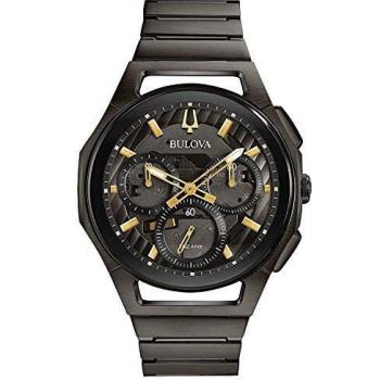 Bulova Men's Chronograph Automatic Watch with Stainless Steel Strap 98A206