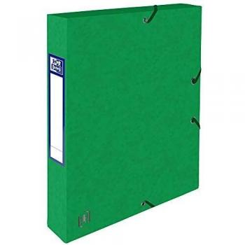 Caja de recogida Oxford Top File+ A4 40mm verde