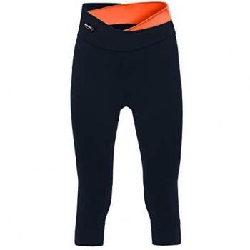 Santini Sfida - Pantalón Corto 3/4 para Mujer, Mujer, SP134GILSFIDA, Arancio Fluo, L