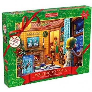 Waddingtons Navidad 1000 Piece Jigsaw Puzzle escrito a Santa