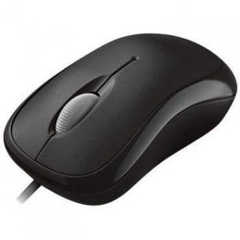 Microsoft Basic Optical Mouse for Business - Ratón (Ambidiestro, Óptico, USB Tipo A, 800 DPI, Negro)