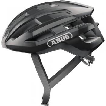 Abus PowerDome Shiny Black L Lightweight Aerodynamic Cycling Helmet