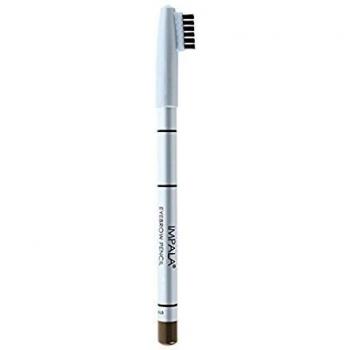 Impala Lapiz para Cejas Avellana con Brocha Larga Duración, 05