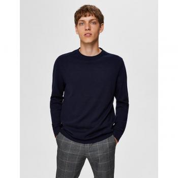 Suéter de Hombre Selected Homme Berg Azul Marino Regular Fit L