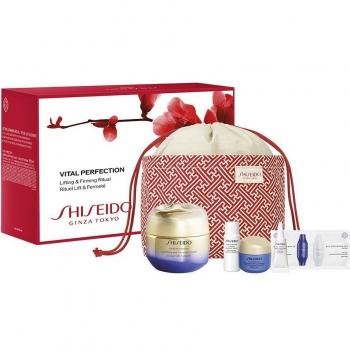 Set Shiseido Vital Perfection Pouch Estuche 50 ml Crema Global Anti-Edad