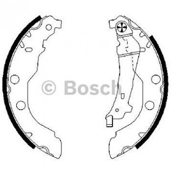 Juego de zapatas de freno BOSCH 0 986 487 549, kit de frenos de tambor