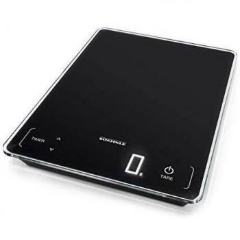 Balanza de cocina electrónica Soehnle Page Profi 100, capacidad 15 kg, precisión 1 g, color negro