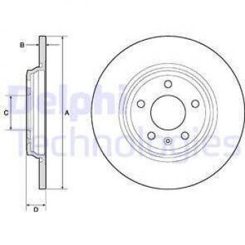 Disco de freno DELPHI BG4800C
