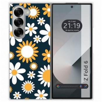Funda Carcasa Dura Flores 08 para Samsung Galaxy Z Fold 6 5G