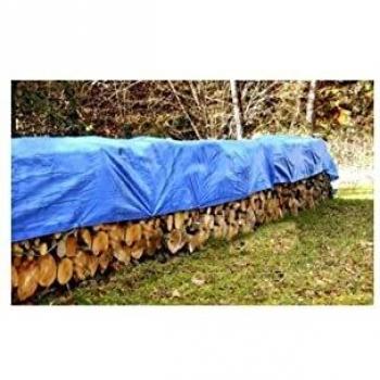 TOLDO POLIETILENO 90 GRS CON OJALES AZUL/VERDE