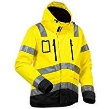 Chaqueta de Trabajo Alta Visibilidad Funcional Amarillo/Negro Talla S