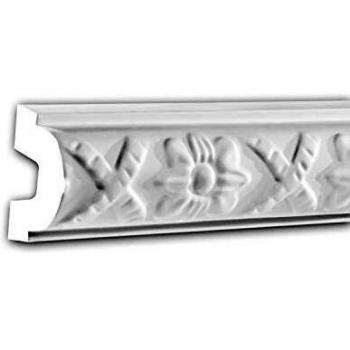 Moldura Decorativa Neoclásica Profhome 151328 Blanca 2 m