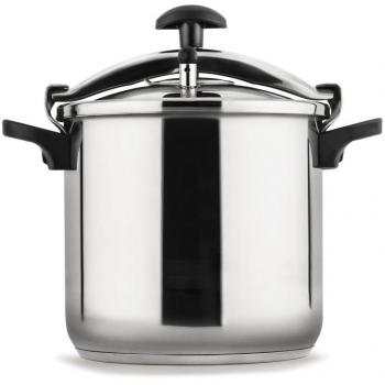 Olla a Presión Classic de Acero Inoxidable de 16 Litros con Tapa de Seguridad