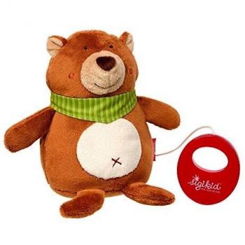 Sigikid 42132 Musical Oso de Peluche, 14 x 16 x 8 cm