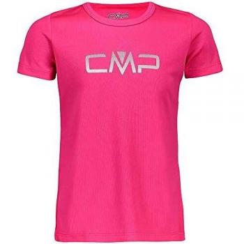 CMP Camiseta técnica con Logotipo niña, Fucsia, 128