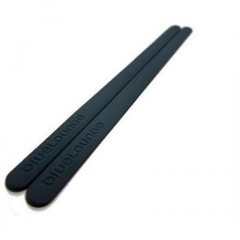 Bluelounge 720040 - Tiras de silicona para iPad, negro