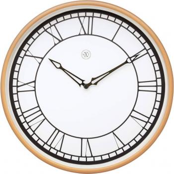 NeXtime 7332 - Reloj de pared y mesa de cuarzo, círculo blanco