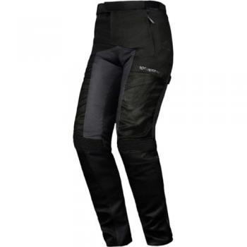 Ixon Pantalones de Moto M-NJORD Short Negros - Pantalones textiles de motocicleta, color negro, talla XL