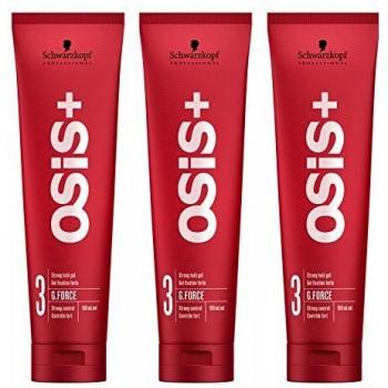 Schwarzkopf OSIS TEXTURE G.FORCE Styling Gel 150 ml 3 unidades