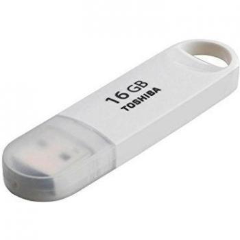 Toshiba TransMemory-MX U361 - Memoria USB de 16 GB color blanco
