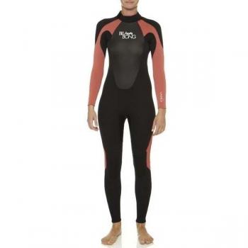 Billabong Ladies Launch 3/2mm GBS Wetsuit in Black/CHERRY O43G01 Sizes- - Ladies 4