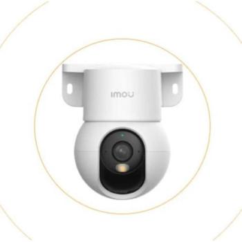 Cámara de seguridad interior inteligente Imou Ranger Mini 5MP con soporte integrado, motorizada, sirena y smart tracking