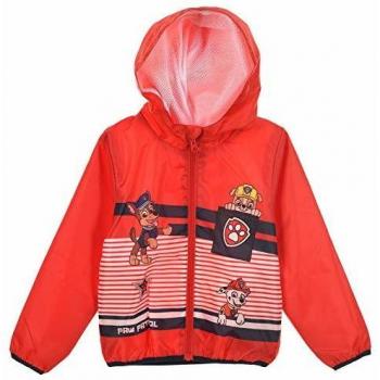 Paw Patrol Kids Hoodie Jacket Waterproof - Red - 2-3 Years
