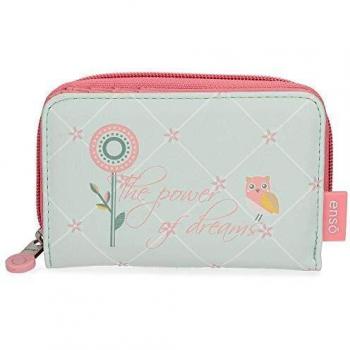 Enso Owls Cartera con Monedero Multicolor 12,8x8,5x3 cms PVC