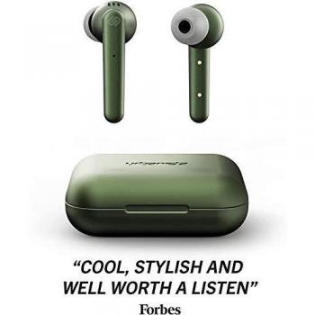 Urbanista Auriculares inalámbricos True Wireless Paris 20hrs de reproducción, Estuche de Carga inalámbrico y Bluetooth 5.0, Compatible con Android e iOS - Verde