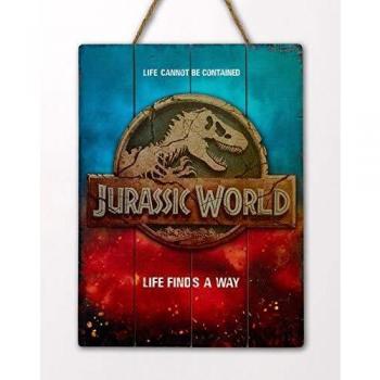 Doctor Collector-Impresión 3D de Jurassic World Life Finds A Way WoodArts, Color, One Size