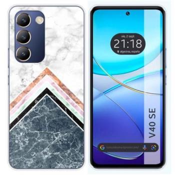Funda de Silicona para Vivo V40 SE 5G Diseño Mármol 05