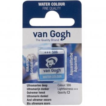 Acuarela Van Gogh 1/2 Godet Azul Ultramar Oscuro 506