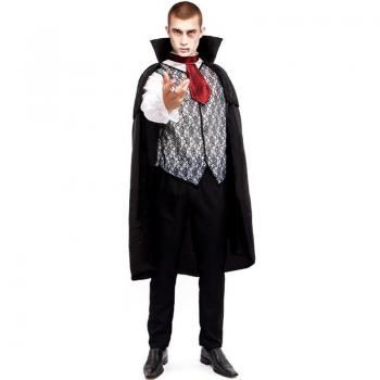 Disfraz de Vampiro Negro para hombre