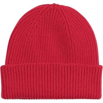 Gorro de lana Merino Colorful Standard en rojo escarlata