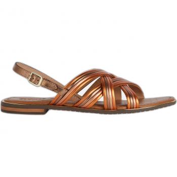 Sandalias Geox Sozy Plus Mujer Bronce Claro/Naranja