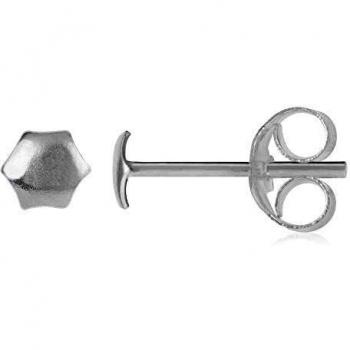 Córdoba Jewels | Pendientes en plata de ley 925 con diseño Hexágono Silver
